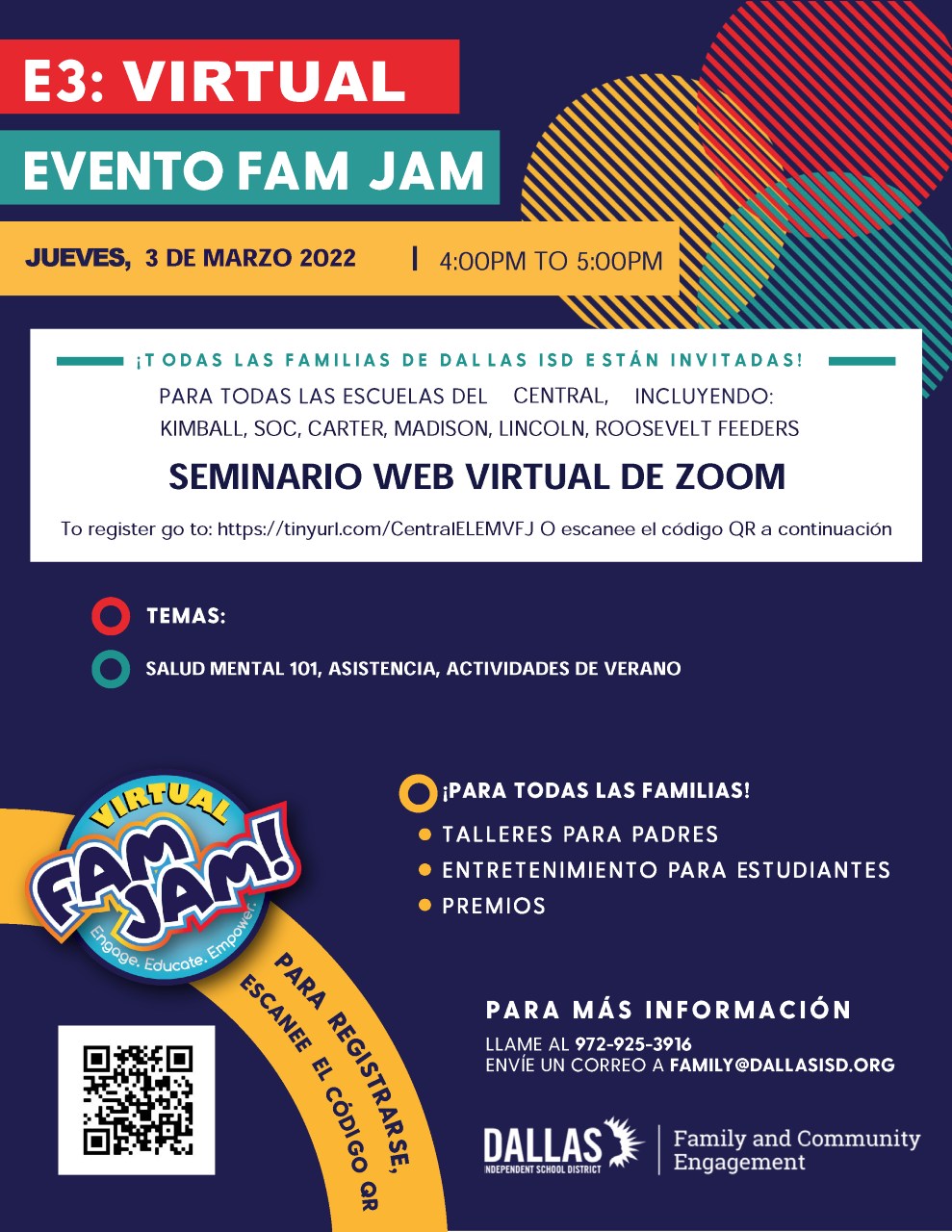 E3 VIRTUAL EVENTO FAM JAM 